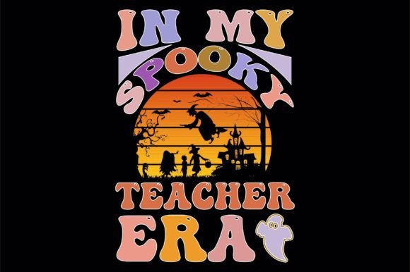 In My Spooky Teacher Era: A Charming Halloween Design