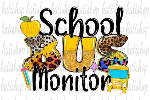 Leopard-Styled School Bus Monitor Design