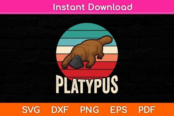 Retro Vintage Platypus Svg Design Review