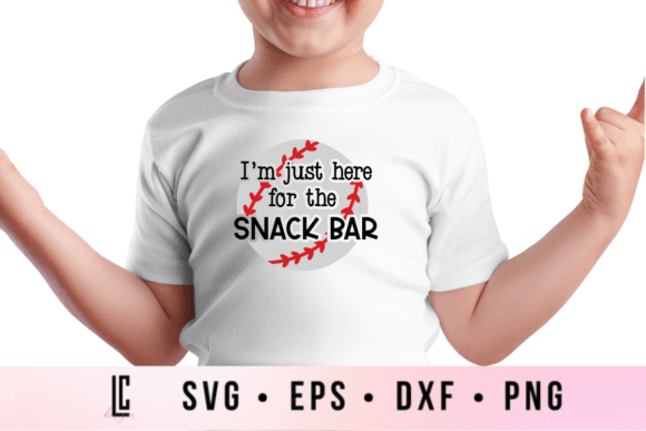 Snack Bar SVG for Baseball and Softball