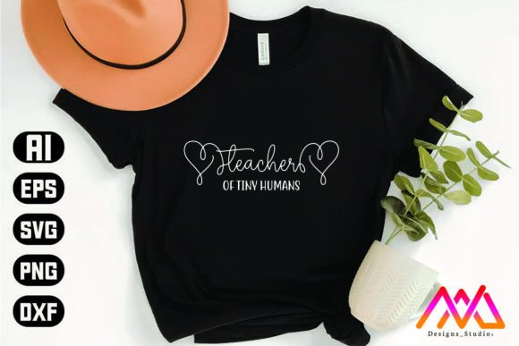 Teacher of Tiny Humans T Shirt: A Versatile Design